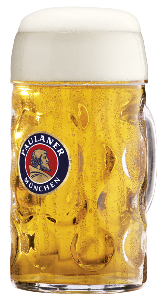 Paulaner Glass Beer Mug 1.0 l